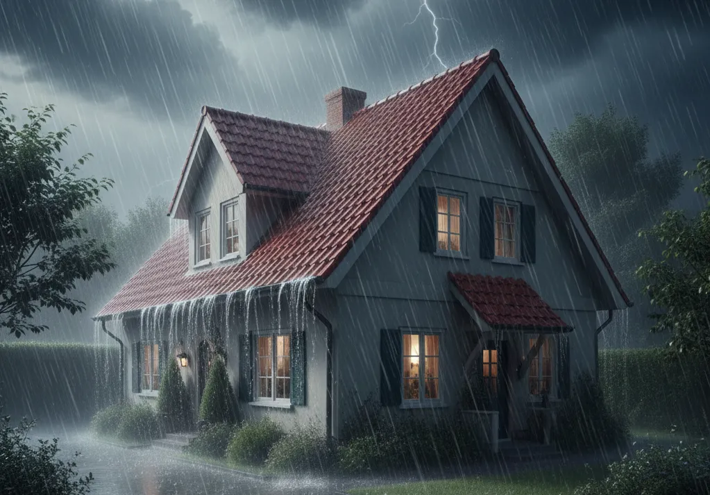 fuite toiture forte pluie