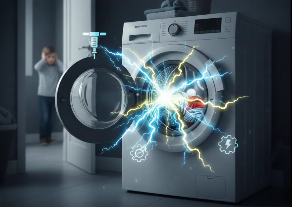 machine à laver bruit marteau piqueur