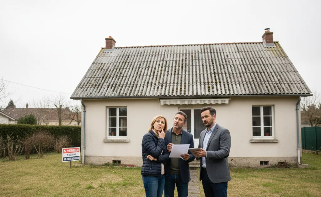 peut-on vendre une maison avec un toit en amiante