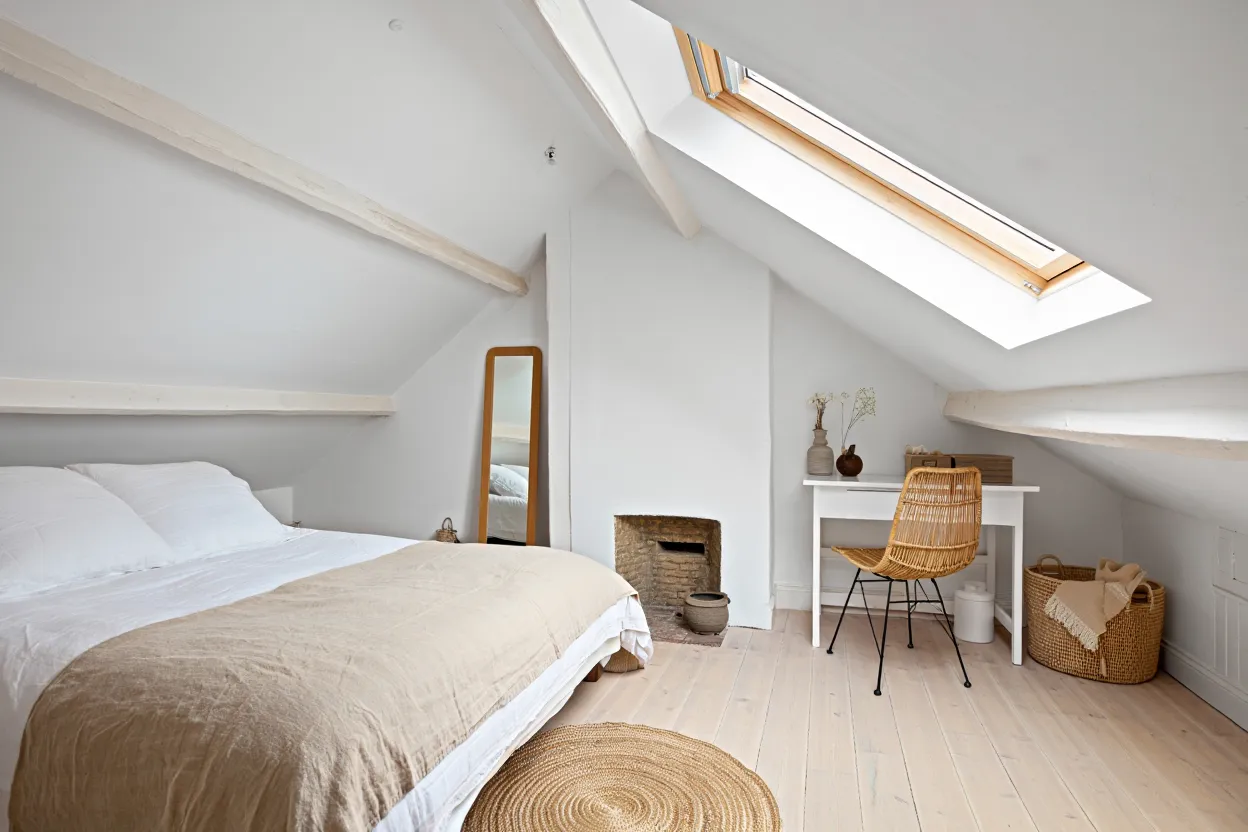 Optimiser une chambre sous comble bas sans travaux lourds