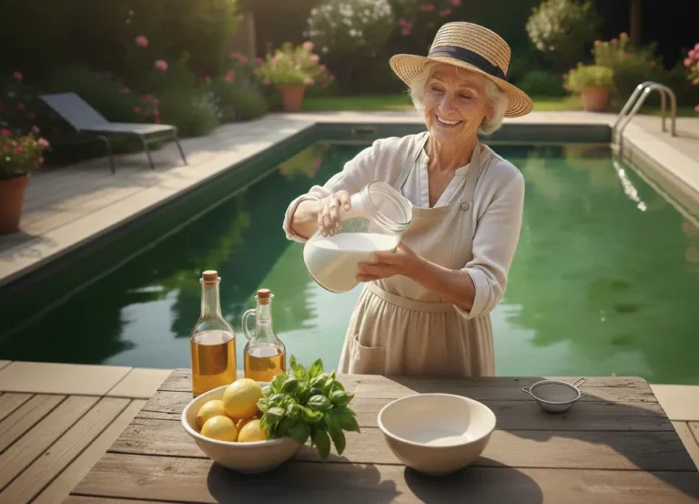 eau de piscine verte remède de grand-mère