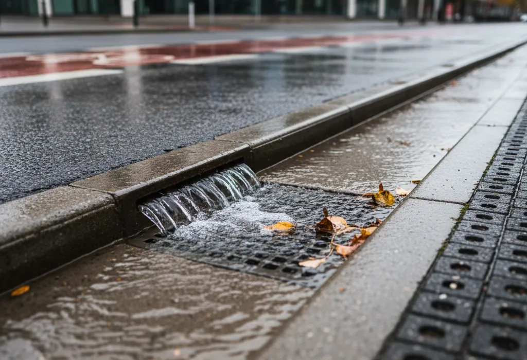 caniveau eau pluviale