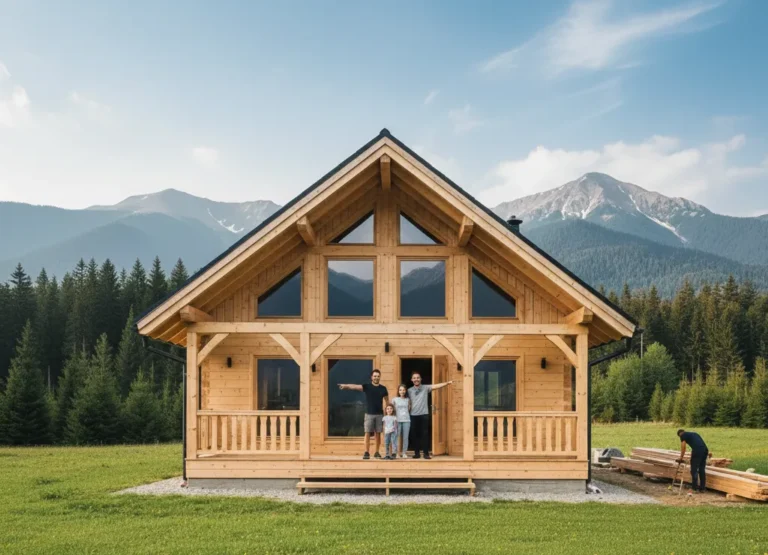 maison bois en kit roumanie prix