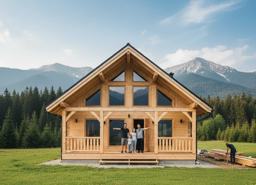 maison bois en kit roumanie prix