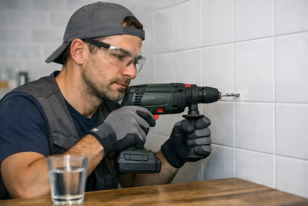 comment percer du carrelage