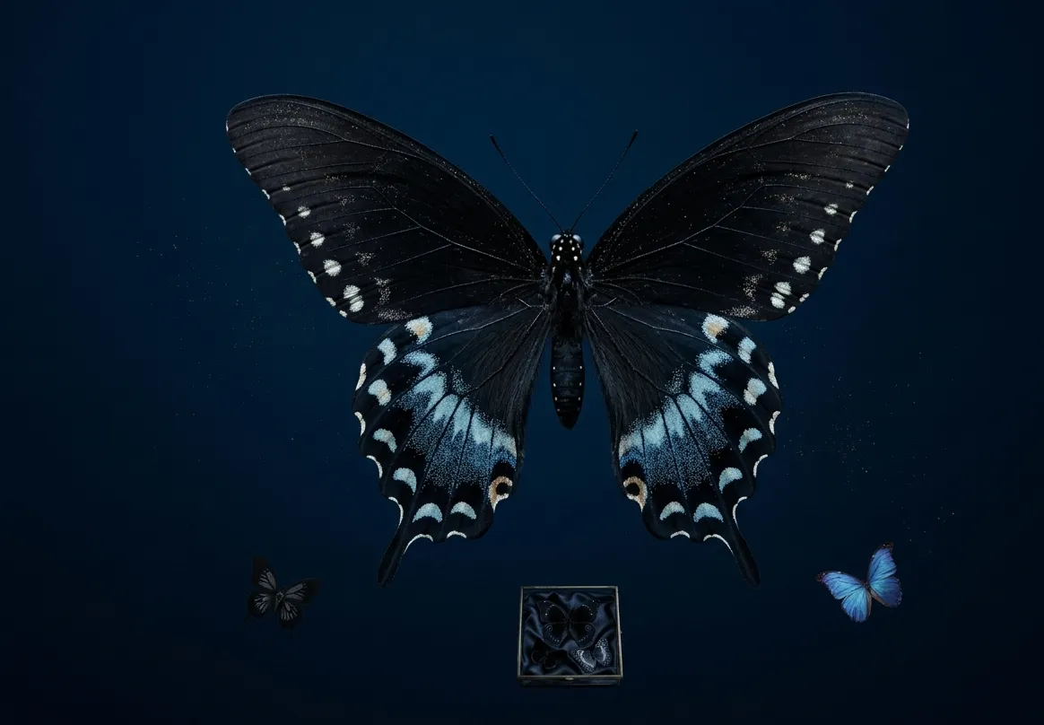 papillon noir signification