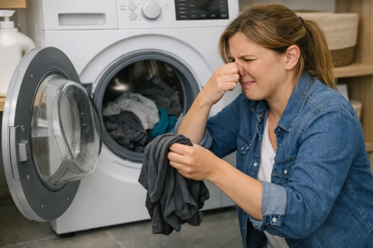 machine à laver qui pue les égout