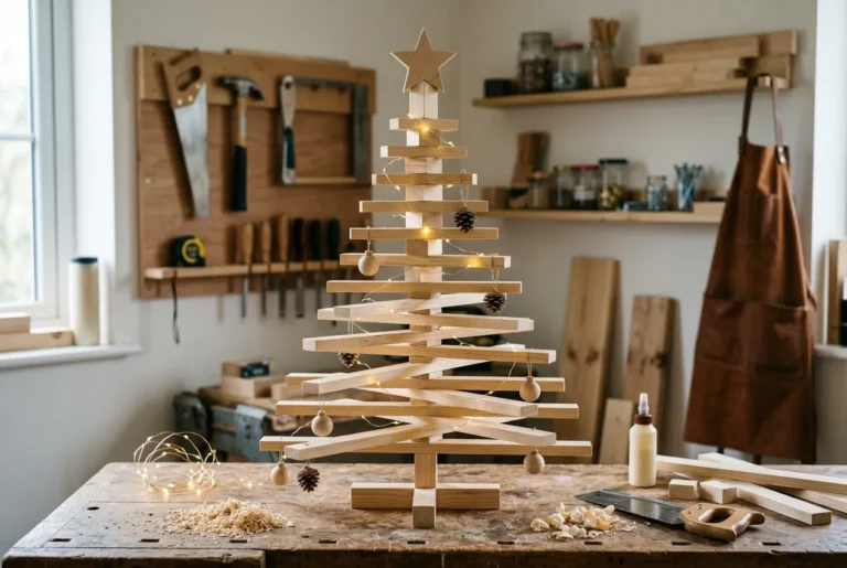 fabriquer un sapin en bois avec des tasseaux