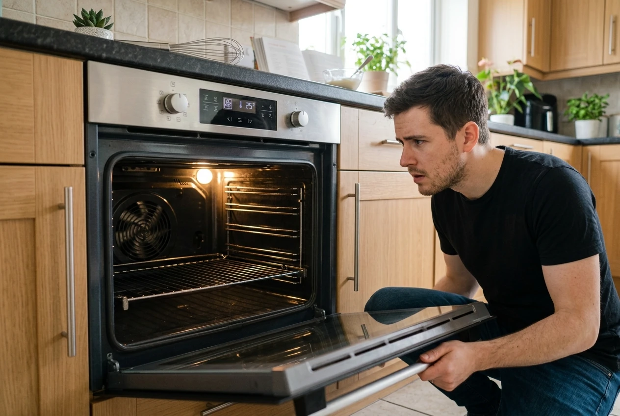 Four qui ne chauffe plus mais ventile : causes et solutions