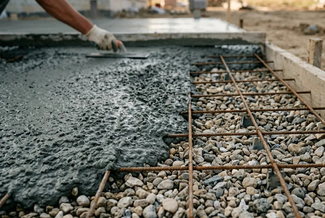 Peut-on couler une dalle en béton directement sur la terre ?