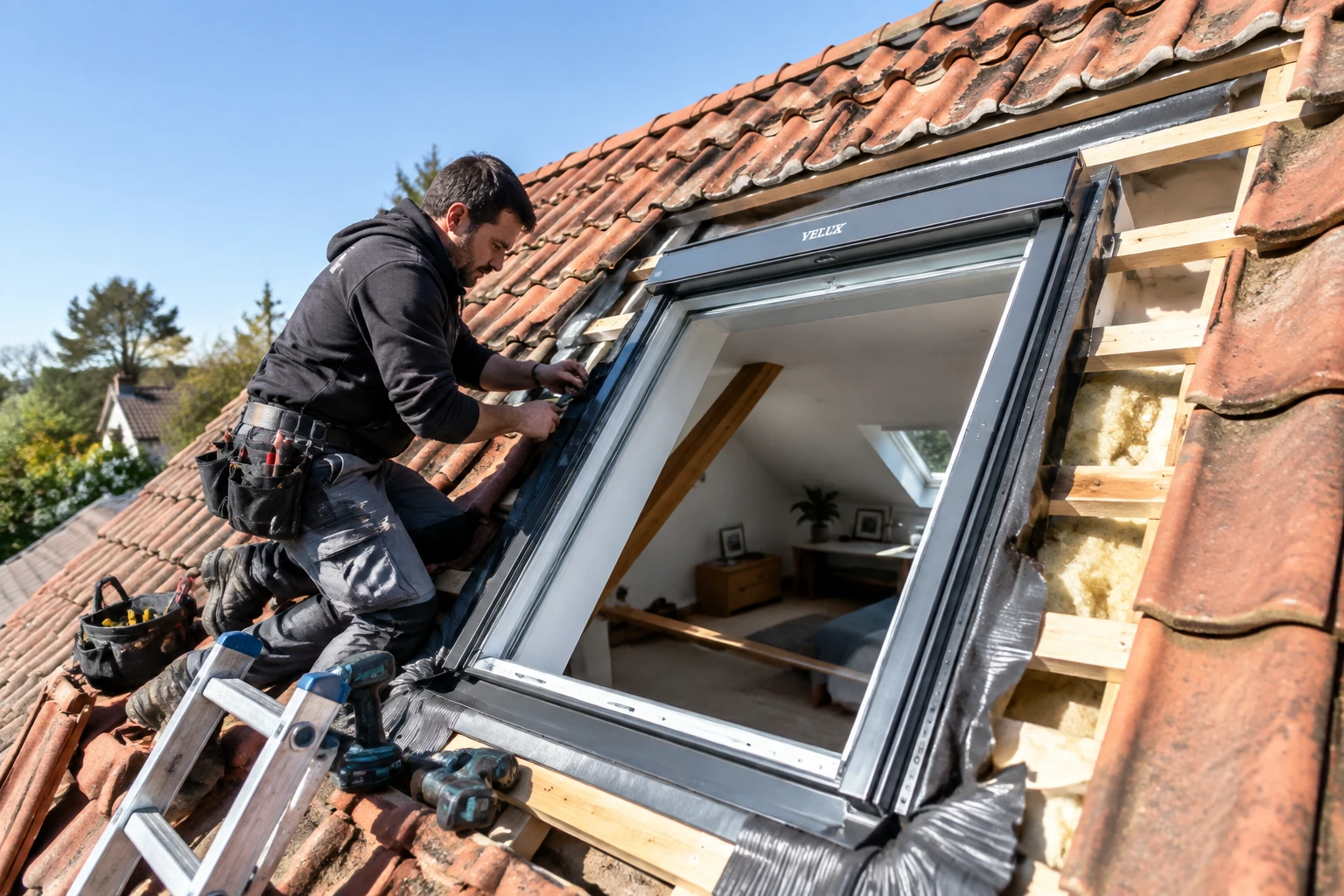 Prix Velux : de 350 à 800 € pose comprise pour le remplacer
